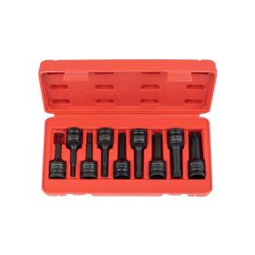   Quatros gépi xzn dugókulcs készlet 1/2″, 9 részes, QS50010