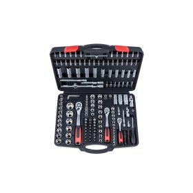   Quatros dugókulcs készlet 1/4″, 3/8″, 1/2″, 171 részes, QS50171
