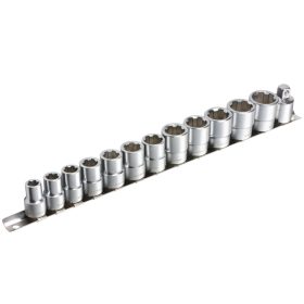   Dugókulcs készlet sérült csavarokhoz 8–19 mm, 3/8"- 12 részes