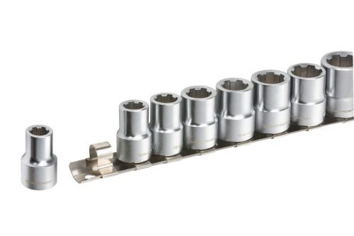 Dugókulcs készlet sérült csavarokhoz 8–19 mm, 3/8"- 12 részes