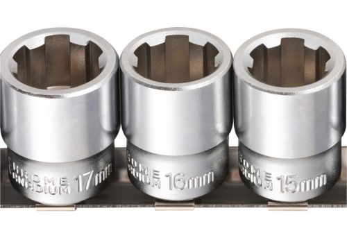 Dugókulcs készlet sérült csavarokhoz 8–19 mm, 3/8"- 12 részes
