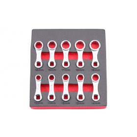   Csillagkulcs készlet 10-19mm, nyomatékkulcshoz 3/8", QS56000